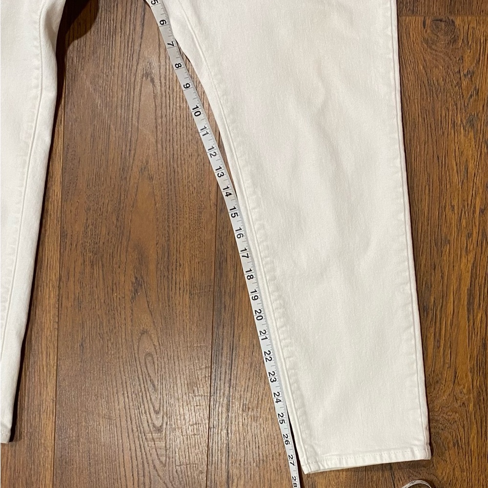 Levi's Women’s 721 Crisp White High Rise Skinny Jeans Size 24W - Picture 14 of 15